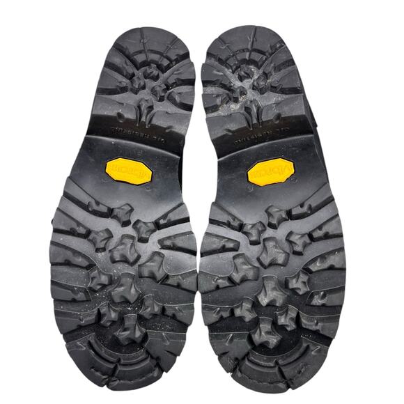 Harley Davidson Mens Black Leather Waterproof Biker Moto Boots Size US 8.5 - Picture 9 of 10